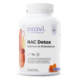 NAC Detox Selenium & Molybdenum 120 vegan caps Osavi
