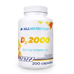 Witamina D3 2000IU 200 kapsułek Allnutrition