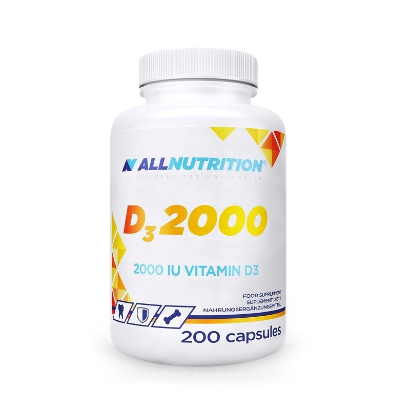 Vit D3 2000IU 200 caps Allnutrition