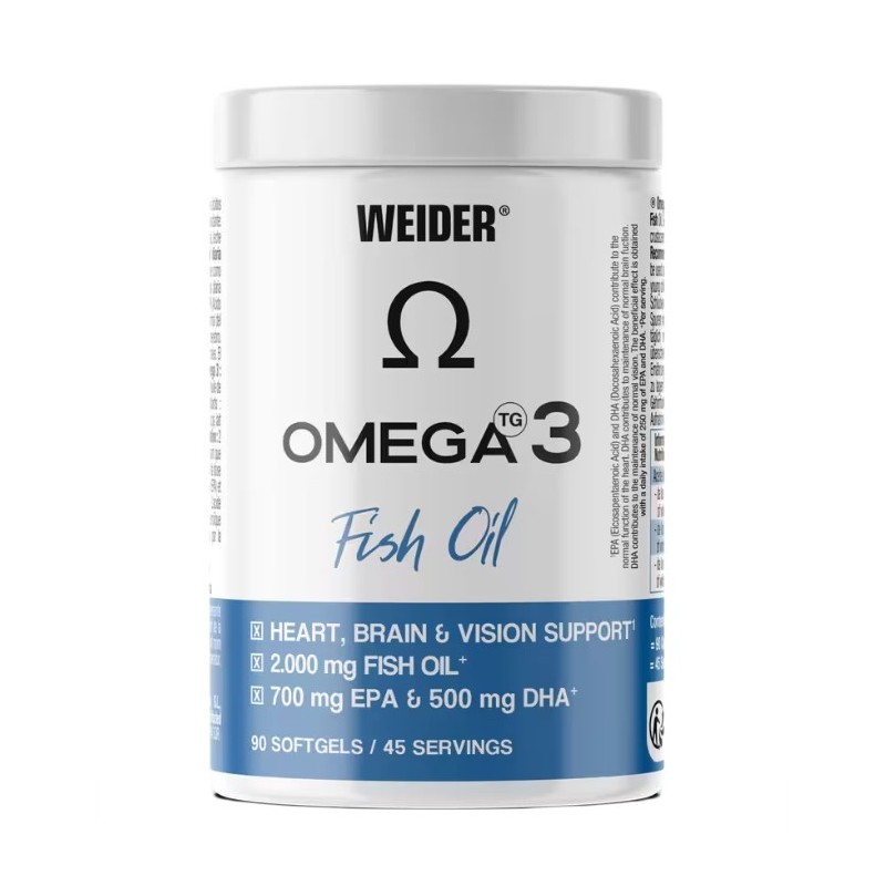 Omega 3 Fish Oil 2000mg 90 softgels Weider