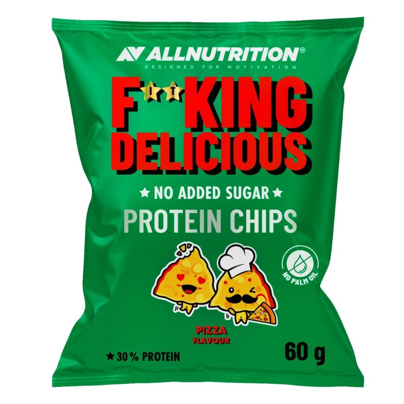 Fitking Delicious Protein Chips Pizza 60g Allnutrition