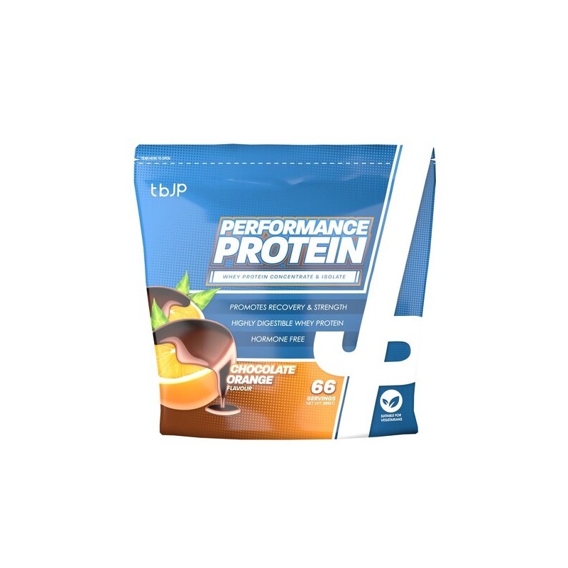 Performance Protein Chocolate Orange 2000g Trained by JP