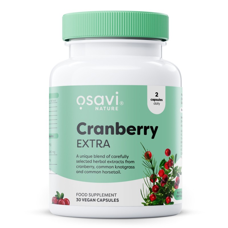 Cranberry EXTRA 30 vegan caps Osavi
