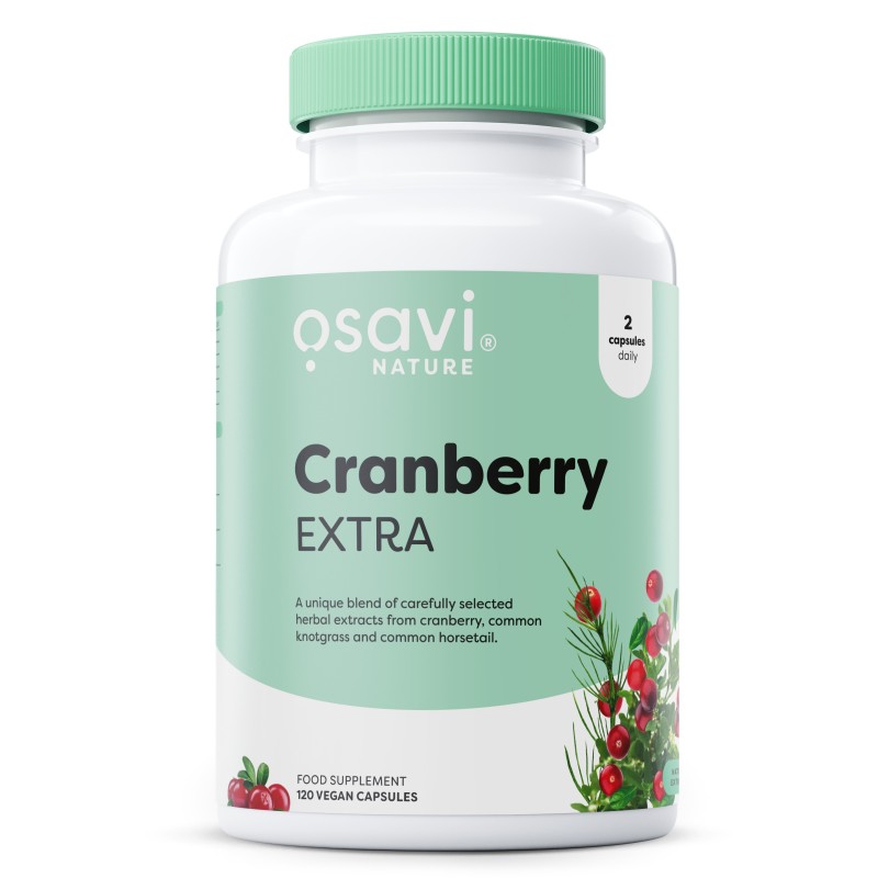 Cranberry EXTRA 120 vegan caps Osavi