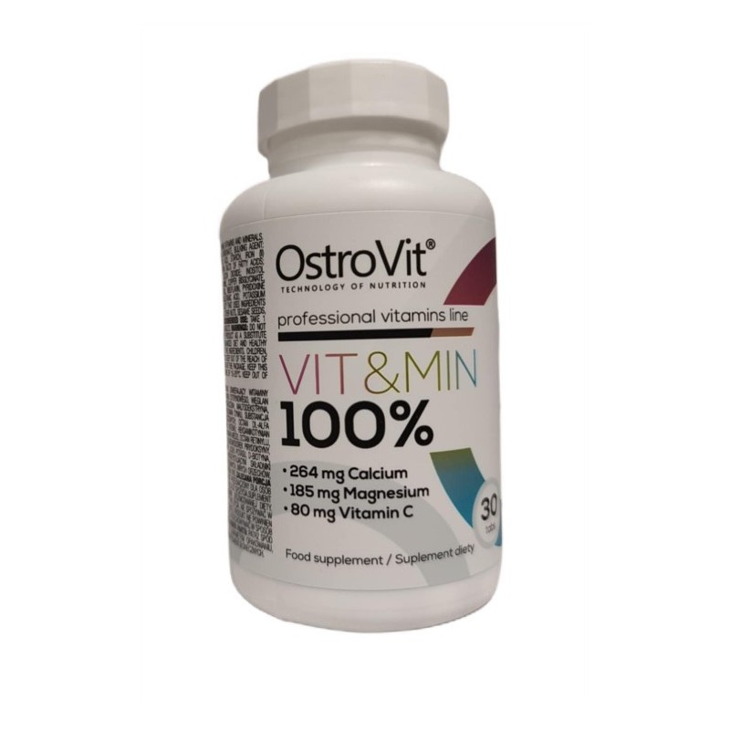 Vit&Min 100% 30 tabletek OstroVit