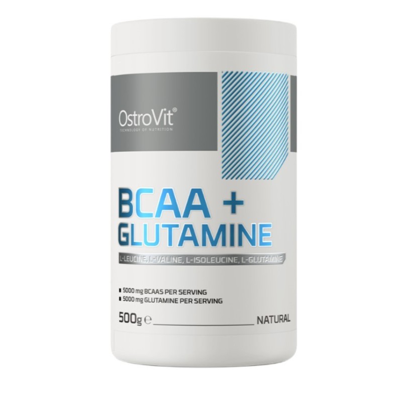 BCAA + Glutamina Smak Naturalny 500g OstroVit