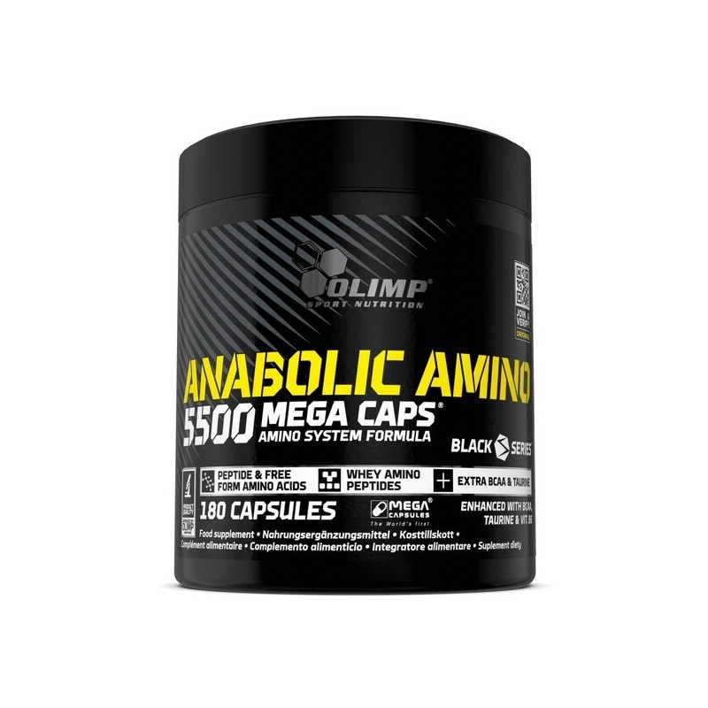 Anaboliczne Amino 5500 Mega Kapsułki 180 kapsułek Olimp Nutrition