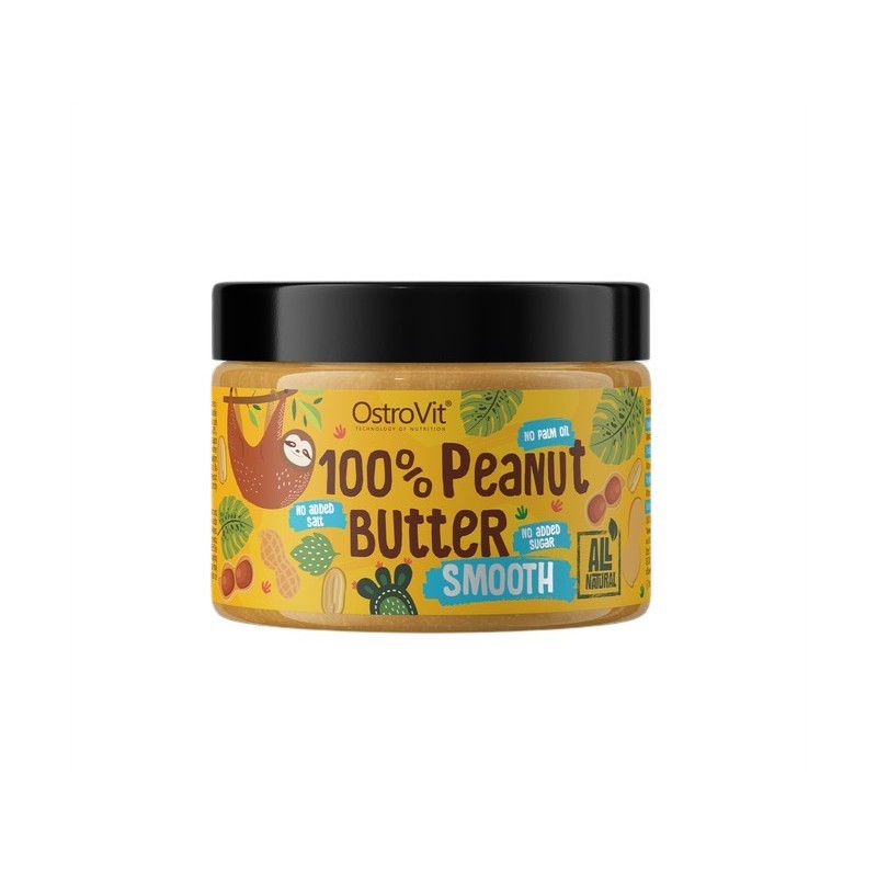 100% Peanut Butter Smooth 500g OstroVit