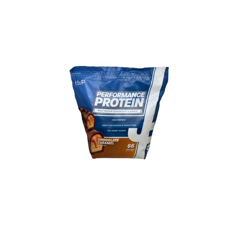 Performance Protein Chocolate Caramel 2000g Trained by JP