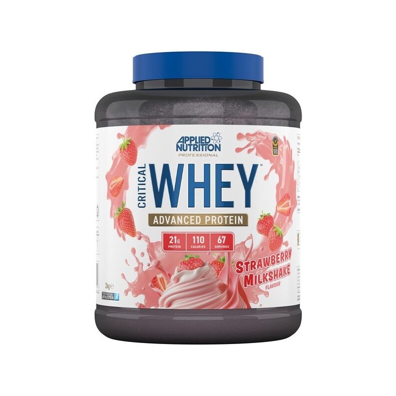 Critical Whey Smak Mleczny Koktajl Truskawkowy 2000g Applied Nutrition