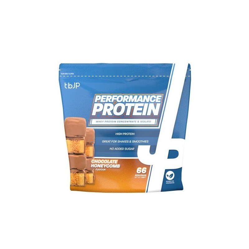 Performance Protein Chocolate Honeycomb 2000g Trained by JP