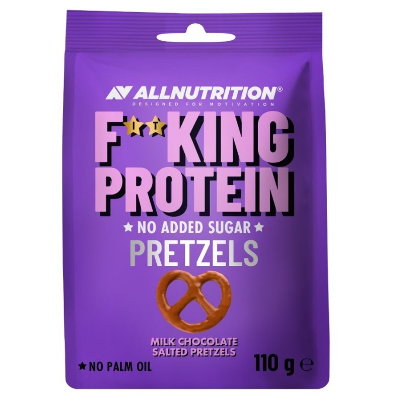 Fitking Protein Pretzels Milk Chocolate Salted 110g Allnutrition
