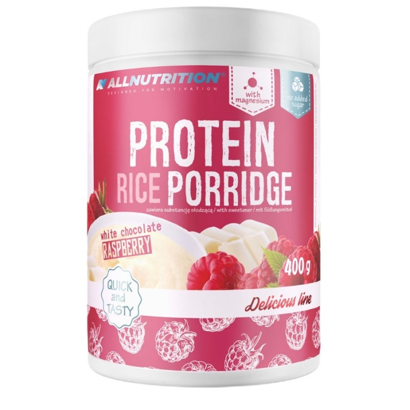 Protein Rice Porridge White Chocolate-Raspberry 400g Allnutrition