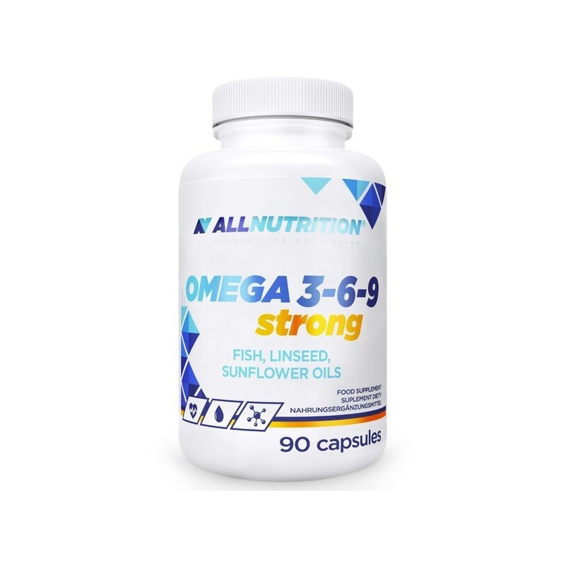 Omega 3-6-9 Mocna 90 kapsułek Allnutrition