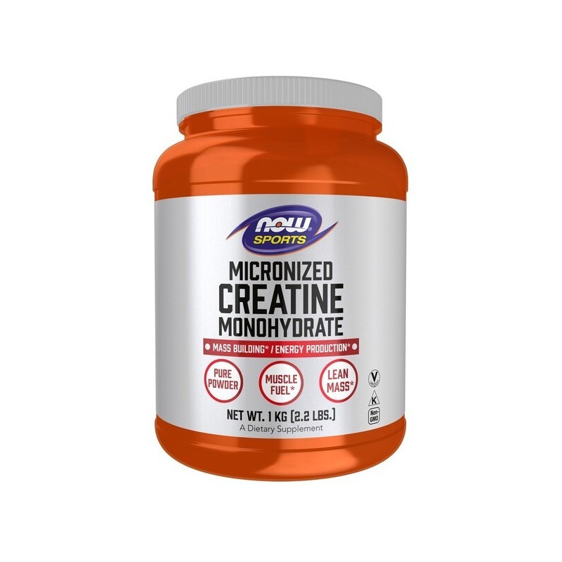 Micronized Creatine Monohydrate 1000g NOW Foods