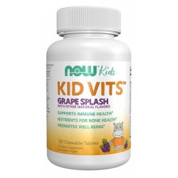 Kid Vits Grape Splash 120 chewables NOW Foods