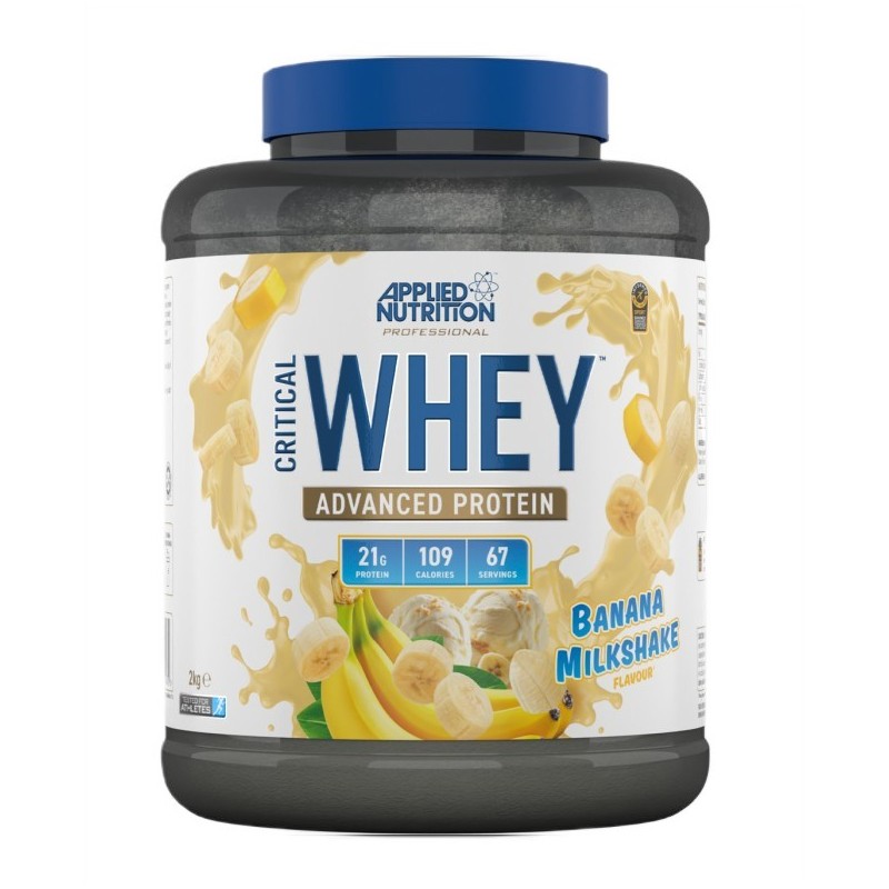 Critical Whey Smak Mleczny Koktajl Bananowy 2000g Applied Nutrition