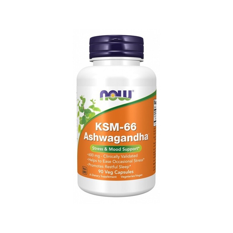 KSM-66 Ashwagandha 90 vcaps NOW Foods