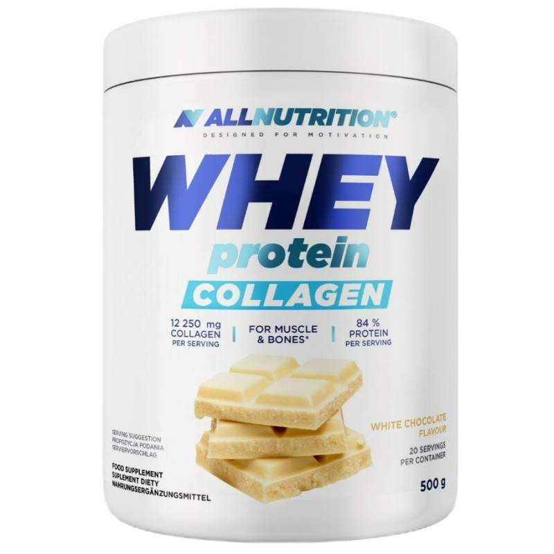 Whey Protein Collagen White Chocolate 500g Allnutrition