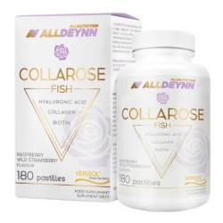 AllDeynn Collarose Fish Smak Malina i Poziomka 180 pastylek Allnutrition