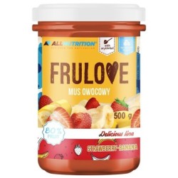 Frulove Mousse, Strawberry-Banana - 500 grams Allnutrition