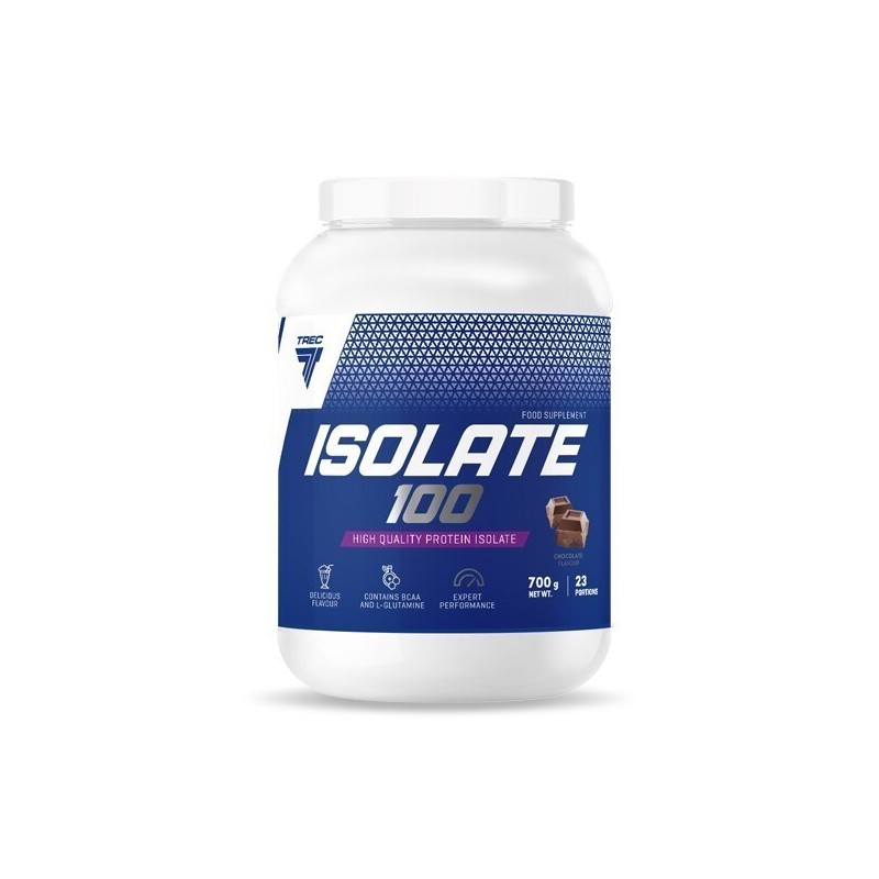 Isolate 100 Izolat Białka Serwatkowego Czekolada 700g Trec Nutrition