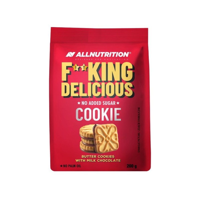 Fitking Delicious Cookie Butter Cookies with Milk Chocolate 200g Allnutrition