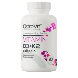 Vitamin D3 + K2 90 softgels OstroVit