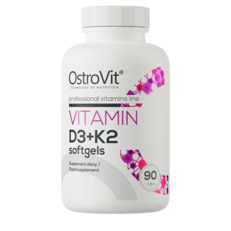Vitamin D3 + K2 90 softgels OstroVit
