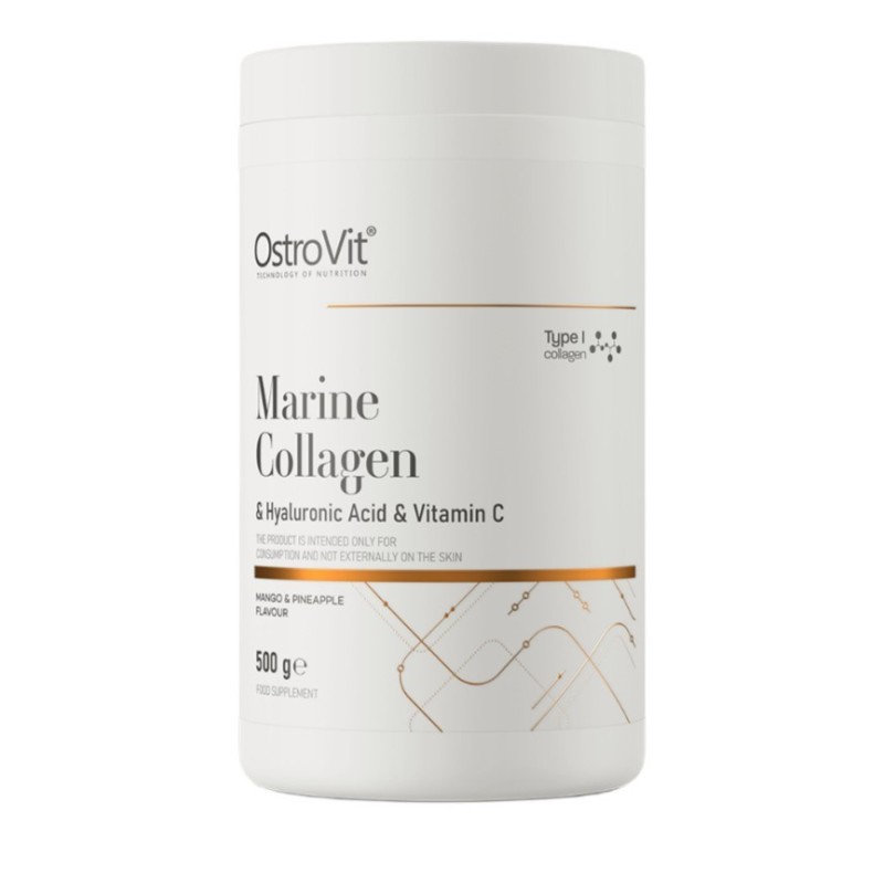 Marine Collagen & Hyaluronic Acid & Vitamin C Mango & Pineapple 500g OstroVit