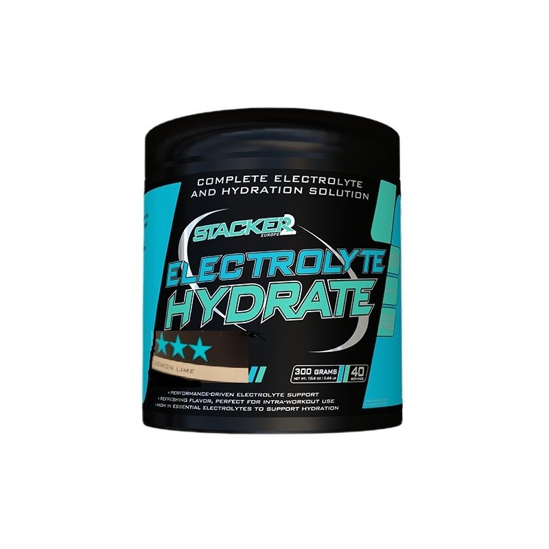 Electrolyte Hydrate Lemon Lime 300g Stacker2 Europe