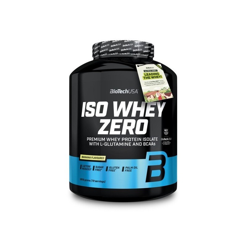Iso Whey Zero Smak Bananowy 1816g BioTechUSA