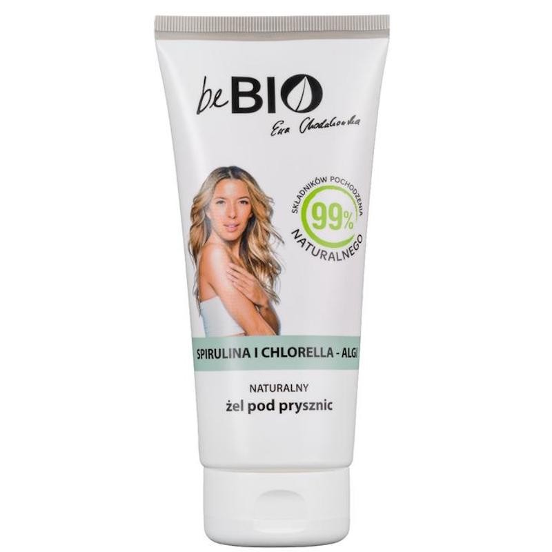 natural shower gel spirulina & chlorella algae bebio 200ml