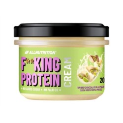 Fitking Krem Proteinowy Biała Czekolada z Kawałkami Pistacji 200g Allnutrition