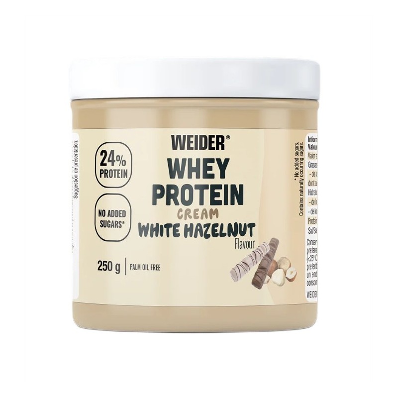 Whey Protein Cream White Hazelnut 250g Weider