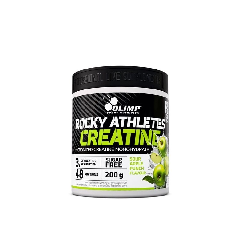 Rocky Athletes Creatine Sour Apple Punch 200g Olimp Nutrition