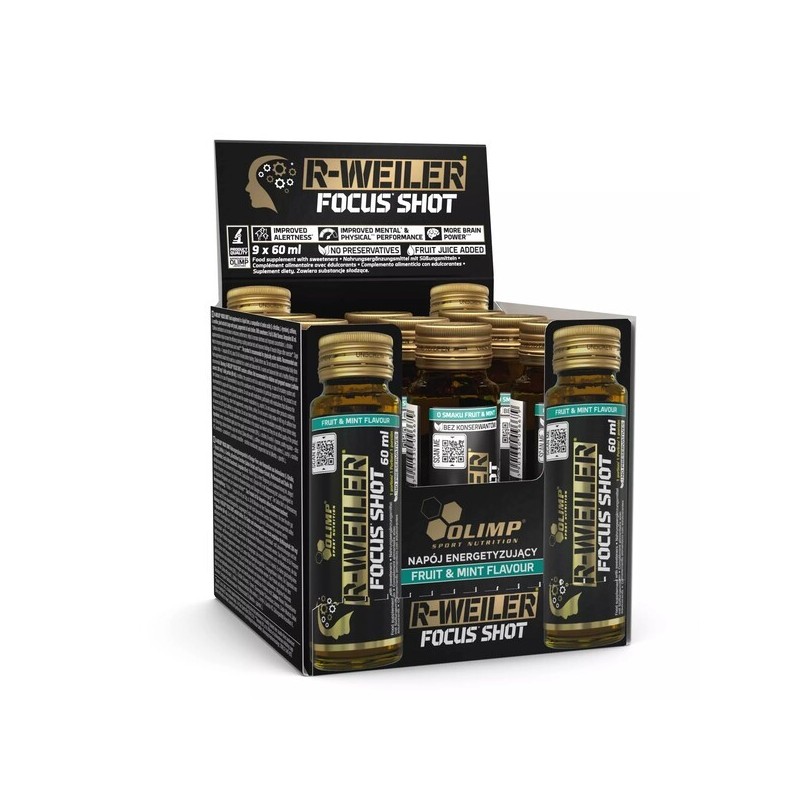 R-Weiler Focus Shot Fruit & Mint 9x60ml Olimp Nutrition