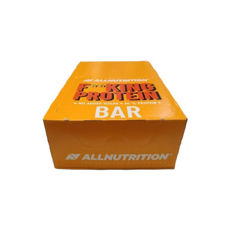 Baton Proteinowy Fitking o Smaku Karmelu i Orzechów Ziemnych 15x55g Allnutrition