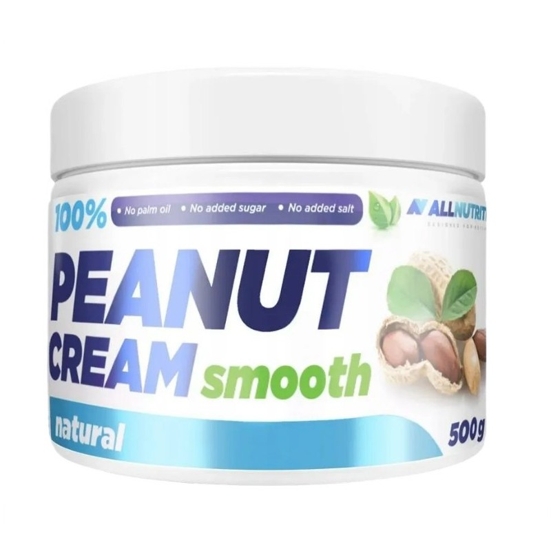 100% Peanut Cream Smooth 500g Allnutrition