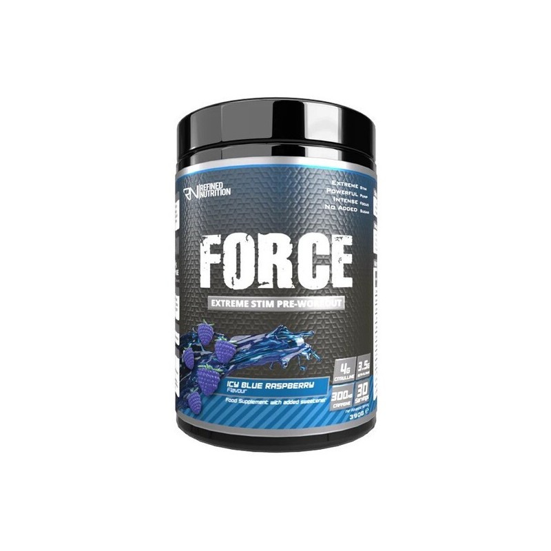 Force Icy Blue Raspberry 390g Refined Nutrition