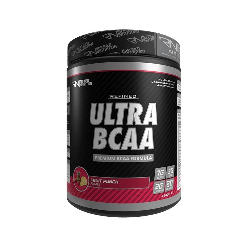 Ultra BCAA Smak Owocowy Poncz 450g Refined Nutrition