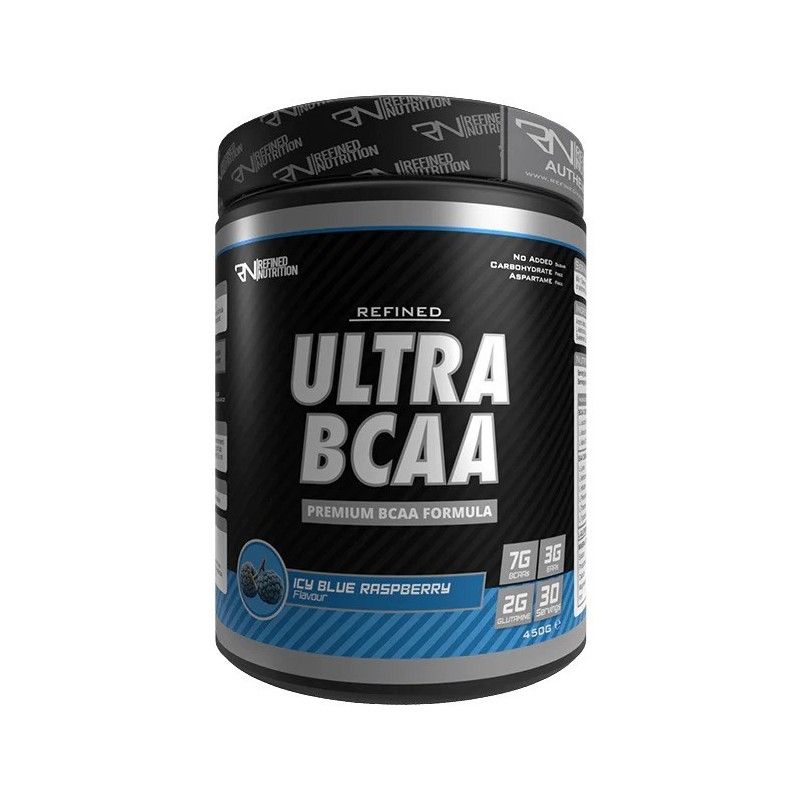 Ultra BCAA Smak Icy Blue Raspberry 450g Refined Nutrition