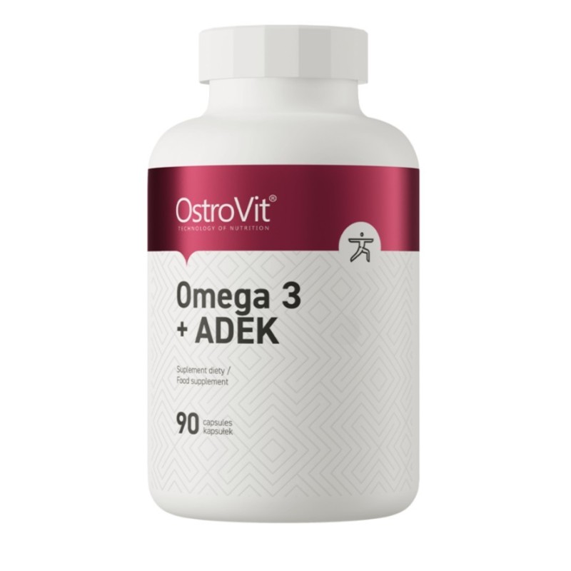 Omega 3 + ADEK 90 kapsułek OstroVit