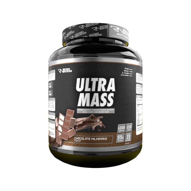 Ultra Mass Smak Czekoladowy Koktajl Mleczny 2000g Refined Nutrition