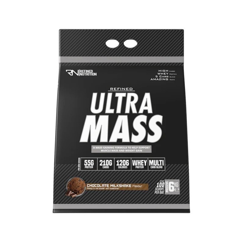 Ultra Mass Chocolate Milkshake 6000g Refined Nutrition