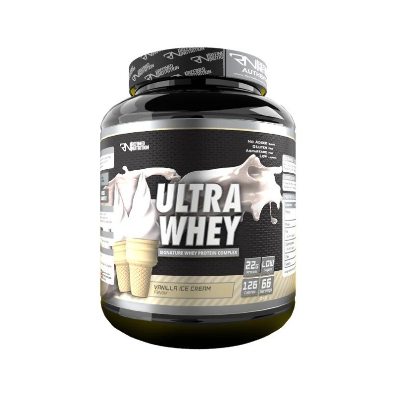 Ultra Whey Vanilla Ice Cream 2000g Refined Nutrition