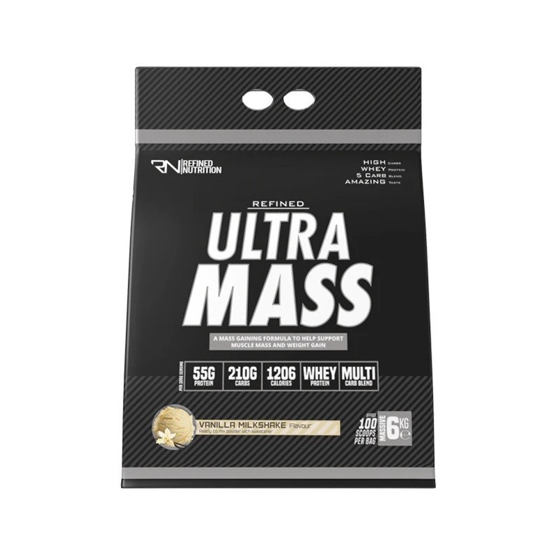 Ultra Mass Smak Waniliowy Koktajl Mleczny 6000g Refined Nutrition
