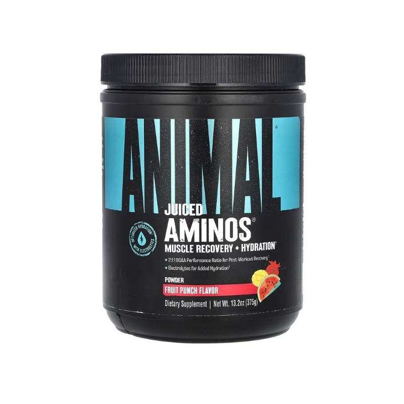 Animal Sok z Aminokwasów Smak Poncz Owocowy 375g Universal Nutrition