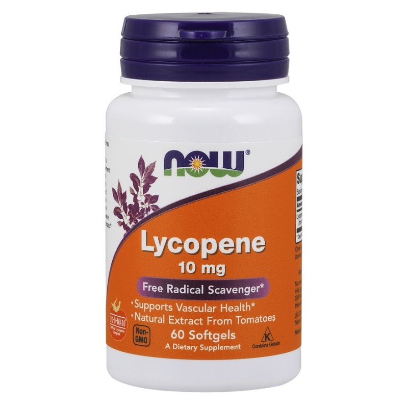 Lycopene 10mg 60 softgels NOW Foods