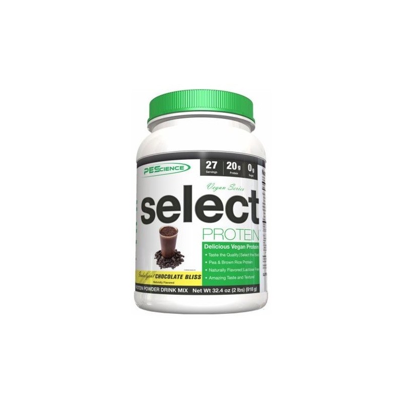 Select Białko Seria Wegańska Smak Czekoladowa Rozkosz 918g PEScience
